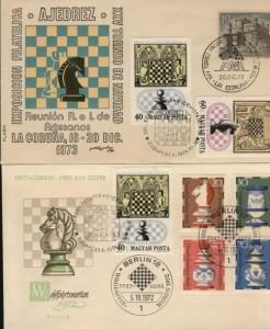 Chess postage stamps