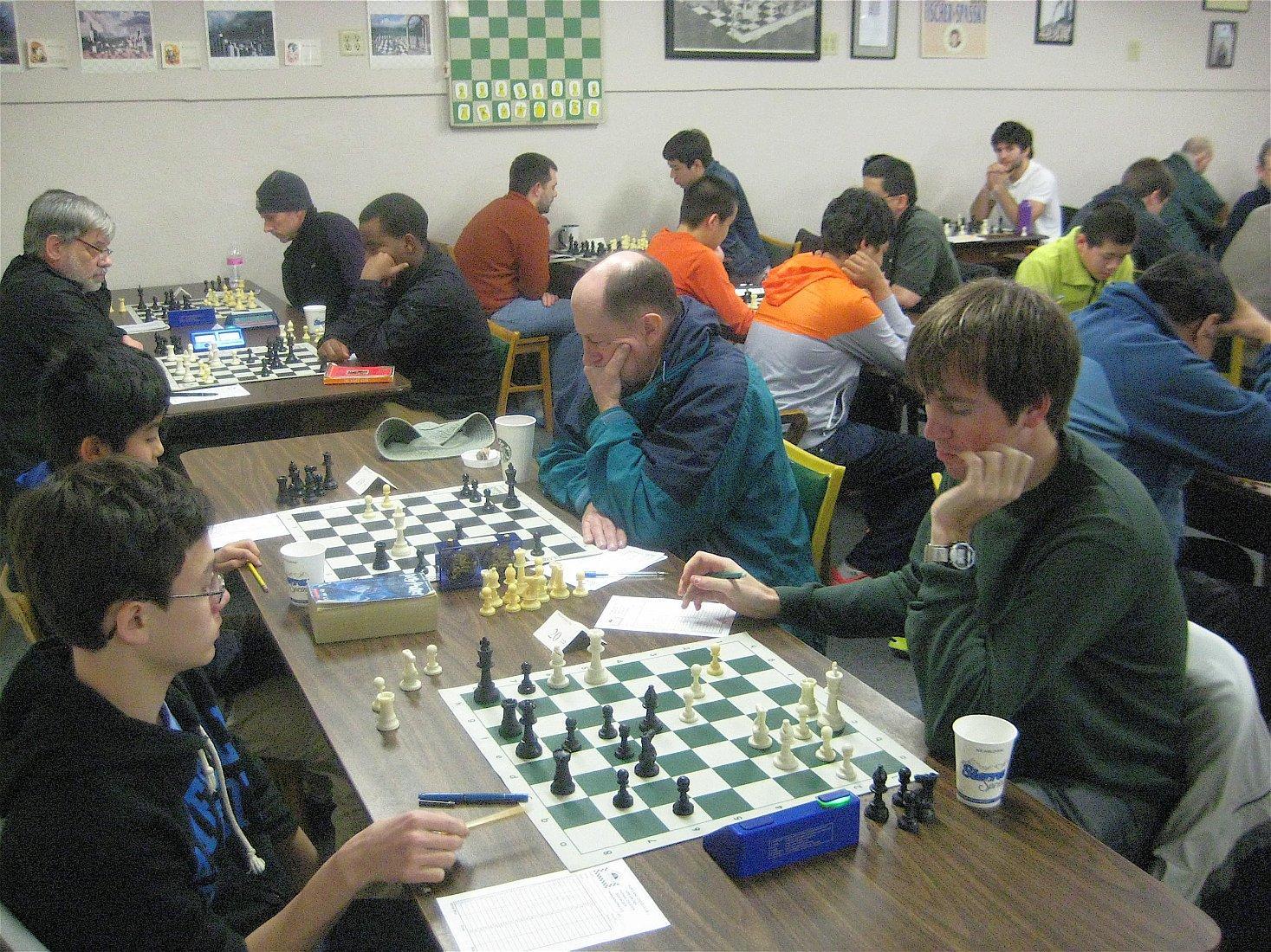 The Portland Chess Club during the 2014 Portland Spring Open. Photo Credit: Brian Berger