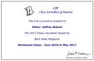 NWC CJA award certificate (2017)